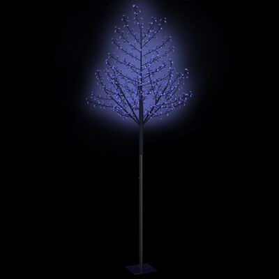 vidaXL Božično drevesce s 600 LED lučkami češnjevi cvetovi 300 cm