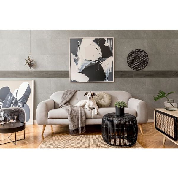 Grosfillex Stenske plošče Gx Wall+ 15 kosov 15x90 cm temen hrast