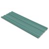 vidaXL Stre&scaron;ni panel 12 kos Zelena 129 x 45 cm Pocinkano jeklo