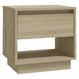 vidaXL Nočna omarica sonoma hrast 45x34x44 cm iverna plo&scaron;ča