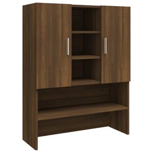 vidaXL Omara za pralni stroj rjavi hrast 70,5x25,5x90 cm