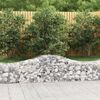 vidaXL Obokane gabion ko&scaron;are 25 kosi 200x50x40/60 cm pocinkano železo
