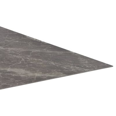 vidaXL Samolepilne PVC talne plošče 5,11 m² črn marmor