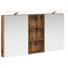 vidaXL Komplet omaric za kopalnico 3 kos 110 x 10,5 x 60,5 cm