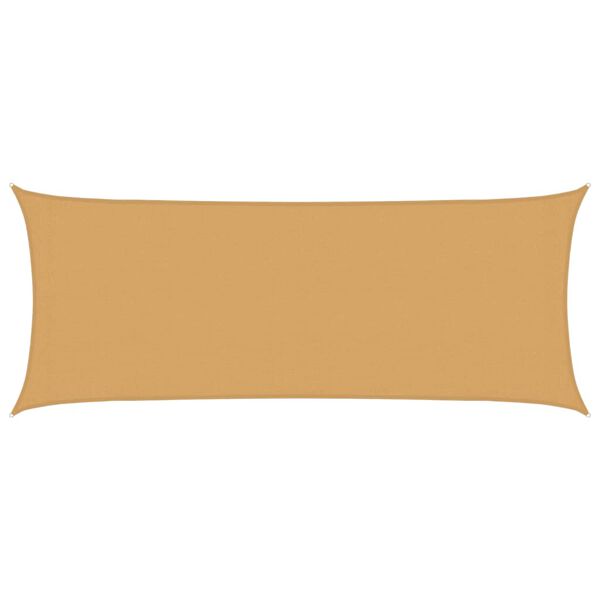 vidaXL Senčno jadro 160 g/m&sup2; pravokotno pe&scaron;čeno 2x5 m HDPE