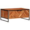 vidaXL Klubska mizica 90x55x40 cm trden akacijev les
