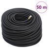 vidaXL Hibridna zračna cev črna 0,6" 50 m guma in PVC