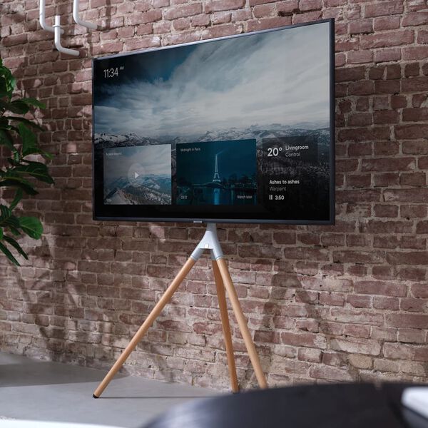 One For All Trinožno stojalo za TV 32" - 65" svetlo rjavo