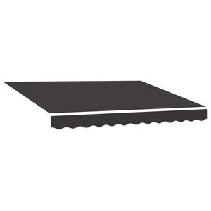 vidaXL Nadomestno blago za tendo sivo 300x250 cm poliester