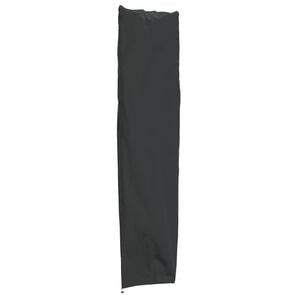 vidaXL Prevleka za vrtni senčnik črna 240x57/57 cm 420D oxford