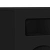 vidaXL TV omarica Črna 80 x 35 x 40 cm Konstruiran les