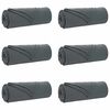 vidaXL Obloge 6 kos Temno siva 210 x 140 cm 2.56 kg Flis