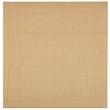 vidaXL Preproga naravni sisal 100x100 cm