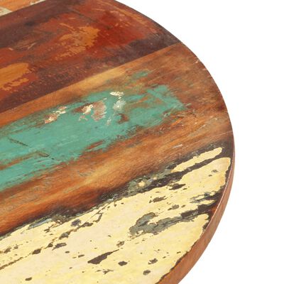 vidaXL Okrogla mizna plošča 50 cm 15-16 mm trden predelan les