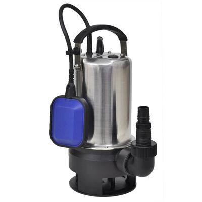 vidaXL Potopna vodna črpalka za umazano vodo 1100 W 16500 L/h