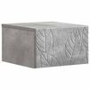 vidaXL Stenski nočni omarici Betonsko siva 49 x 34,5 x 20 cm