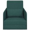 vidaXL Sofa postelja 60cm Temno zelena blago