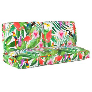 vidaXL Set blazin Cvetlični 3 pcs večbarvno Oxford tkanina