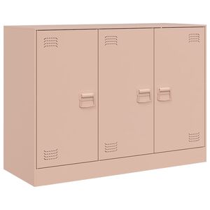 vidaXL Komoda roza 99x39x73 cm jeklo