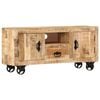 vidaXL TV omarica iz robustnega mangovega lesa 110x30x50 cm