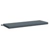 vidaXL Blazina za klop SOEST 100% poliester Modra 100 x 40 x 5 cm
