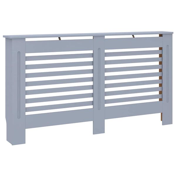 vidaXL Pokrov za radiator antraciten 152x19x81,5 cm mediapan