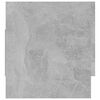 vidaXL Garderobna omara betonsko siva 70x32,5x35 cm iverna plo&scaron;ča