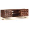 vidaXL TV omarica 124x29x45 cm trden mangov les