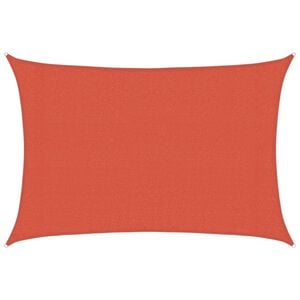 vidaXL Senčno jadro 160 g/m&sup2; terakota 3x5 m HDPE
