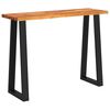 vidaXL Konzolna miza z naravnim robom 110x35x80 cm trden akacijev les