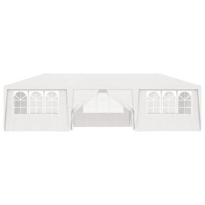 vidaXL Profesionalen vrtni šotor s stranicami 4x9 m bel 90 g/m²