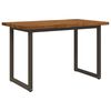 vidaXL Jedilna miza z naravno robom 120 x 70 x 75 cm
