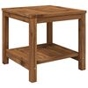 vidaXL Klubska miza Naravna 48,5 x 49 x 45 cm Masiven les akacije