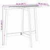 vidaXL Vrtna miza Rjava 78 x 46 x 75 cm Trden akacijev les