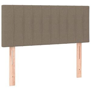 vidaXL Posteljno vzglavje taupe 80x5x78/88 cm blago