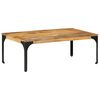 vidaXL Klubska mizica 100x55x35 cm trden mangov les