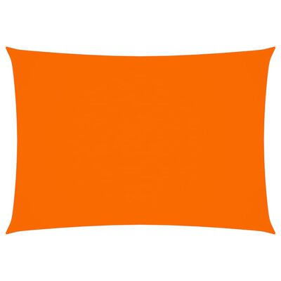 vidaXL Senčno jadro oksford blago pravokotno 4x6 m oranžno