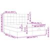 vidaXL Otomanski posteljni okvir z vzmetnicami zelen 200x200cm žamet