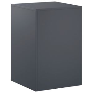 vidaXL Stojalo za rastline Antracit 40 x 40 x 60 cm Nerjaveče jeklo
