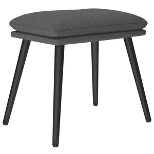 vidaXL Stolček za noge temno siv 45x29,5x35 cm blago