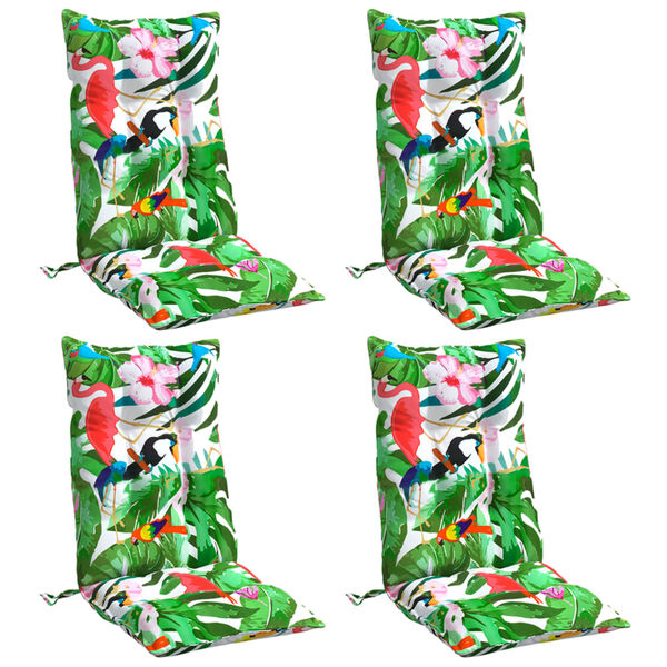 vidaXL Blazine za stole 4 kosi večbarvna oxford tkanina