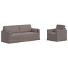 vidaXL Kavč 180cm 2 pcs Taupe Kovina