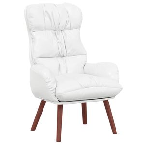 vidaXL fotelj Bela 69 x 74 x 93 cm Umetno usnje