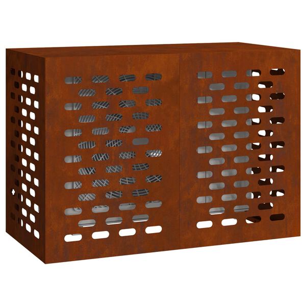 vidaXL Prekrivalo za klimatsko napravo Rjav 100 x 50 x 70 cm