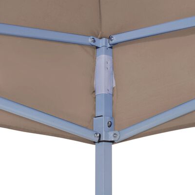 vidaXL Streha za vrtni šotor 6x3 m taupe 270 g/m²