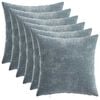 vidaXL Prevleka za blazino 6 pcs HEERLEN Svetlo modra 30 x 30 cm