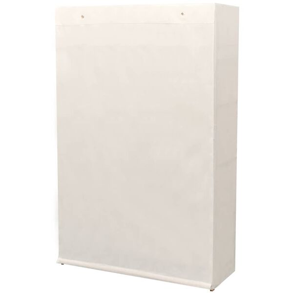 vidaXL Garderobna omara iz blaga in borovine 110x40x170 cm