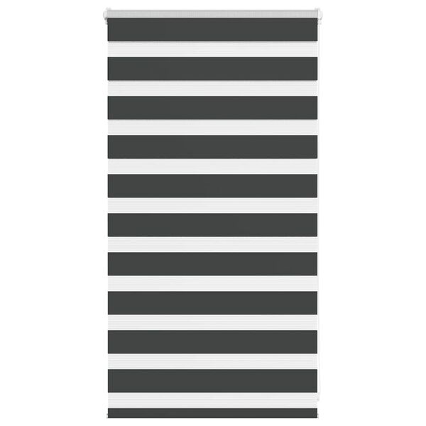 idaXL Zebra senčilo črna 75x100 cm tkanina &scaron;irina 70,9 cm poliester