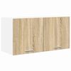 vidaXL Viseča omarica Sonoma hrast 80 x 31 x 40 cm Inženirski les