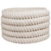 vidaXL Vrv iz jute 36 mm Bela 100% Tossa jute
